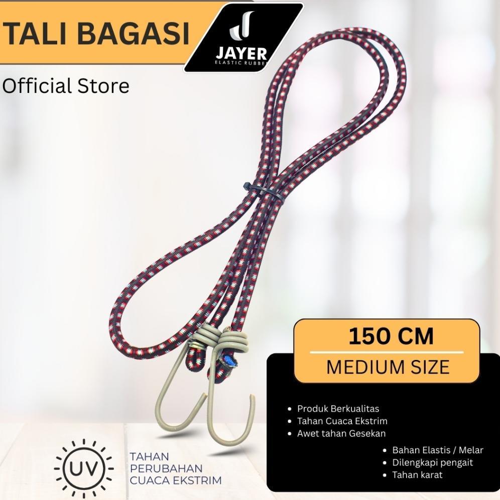 best seller tali bagasi motor karet elastis 1.5 meter | tali pengikat barang anti putus, tebal & fle