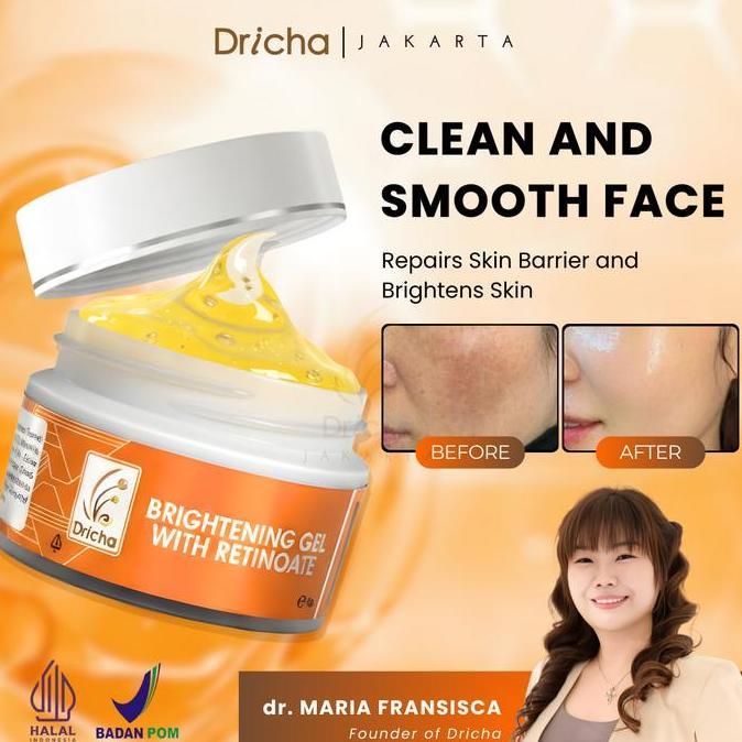 Iyaakirim- Dricha Brightening Gel With Retinoate Mencerahkan Wajah