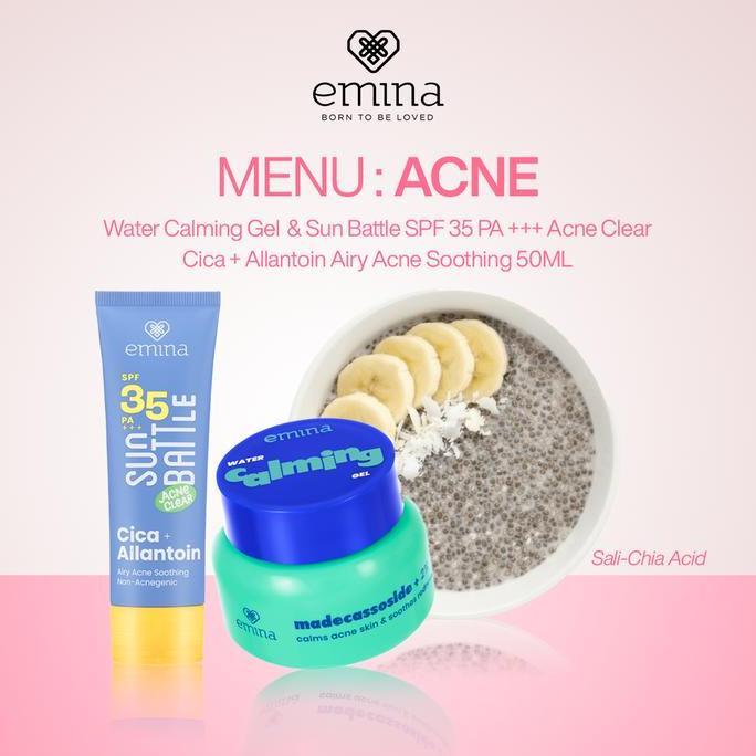 Iyaakirim- Emina Skin Diner Package 2 Pcs | Paket Isi 2 | Paket Skincare Remaja Mencerahkan | Paket 