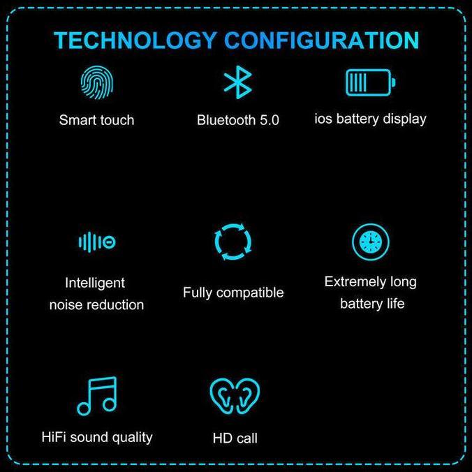 2023 asliEarphone Bluetooth 5.0 TWS Headphone Y30 Nirkabel Stereo 4D Headset Gaming dengan Peredam B