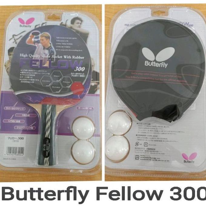 Bat tenis meja bet pingpong Butterfly Fellow 300