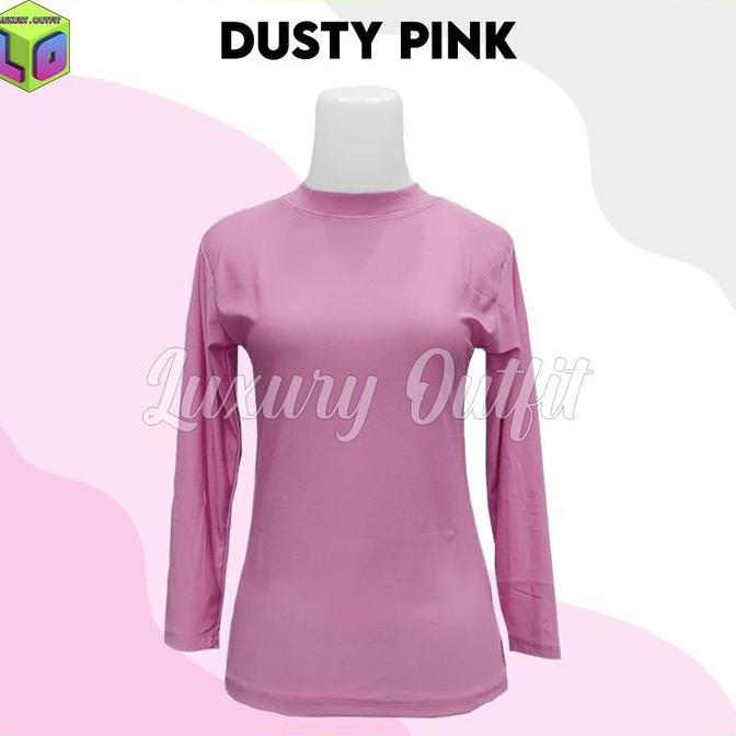 Wkwkwk- Manset Kaus Baju Wanita Bahan Kaos Mangset Kerah Tinggi Leher Turtle Neck Dalaman Muslim Bah