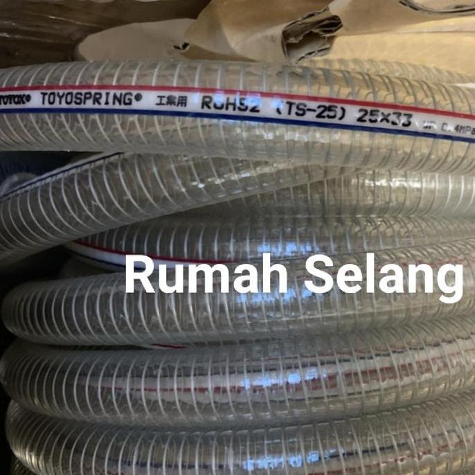 Selang Toyox Spring TS-25 25x33 mm / Selang Spiral Kawat Minyak 1 Inch