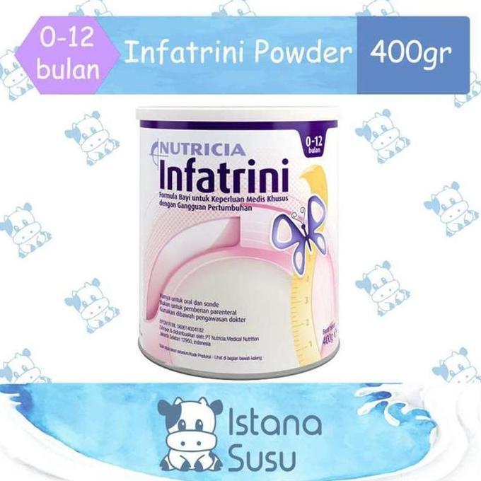 Lansungkirim- Nutricia Infatrini 0-12 Bulan 400Gr