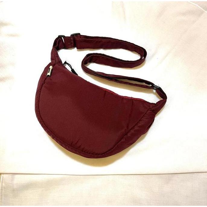 DE168 - Tas Bahu Selempang Wanita Pria Slingbag Shoulderbag Waistbag Cowo cewek Kain Nylon Parasut
