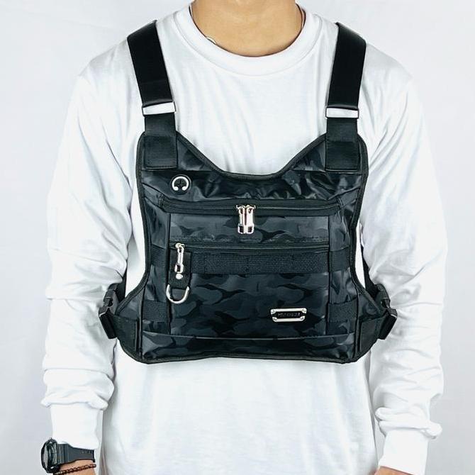 DV196 - Chest Bag Tas Dada  Tas Pria Polo Amstar Tas Selempang Dada Tas Rompi Tas Selempang Dada Ter