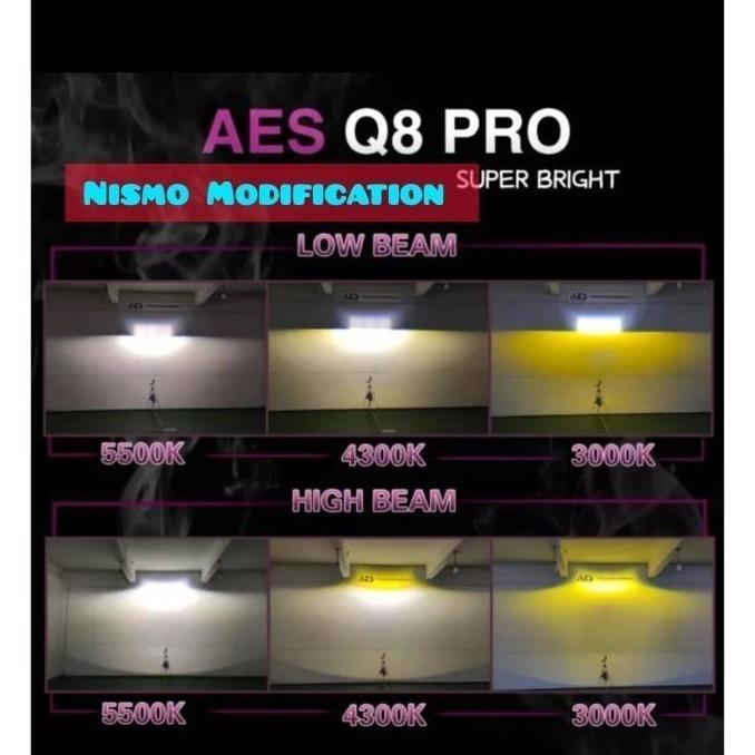 TERMURAH - FOGLAMP PROJECTOR AES BILED 3 WARNA FOGLAMP PAJERO SPORT 3INC