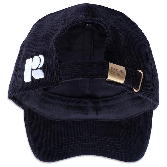 DV222 >> Russ Hat/Cap Topi Pria Rumy Black Cap Snapback Hat