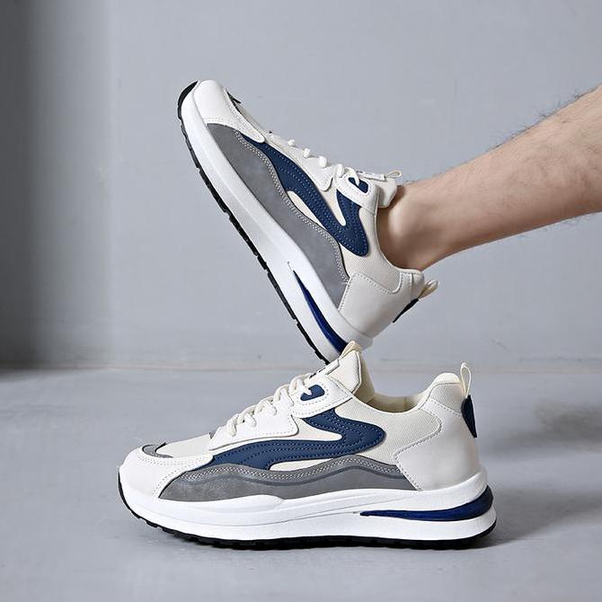 DY7 - Piero Sepatu Sneakers Pria Trendy Sepatu Sekolah Fashion Kasual 8117