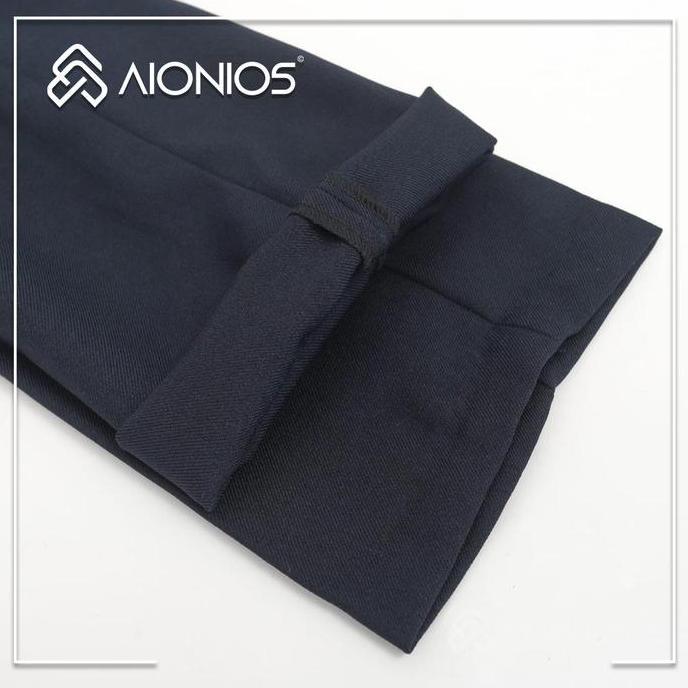 CELANA KERJA PRIA SLIMFIT / CELANA BAHAN PRIA DASAR KAIN HITAM &WARNA