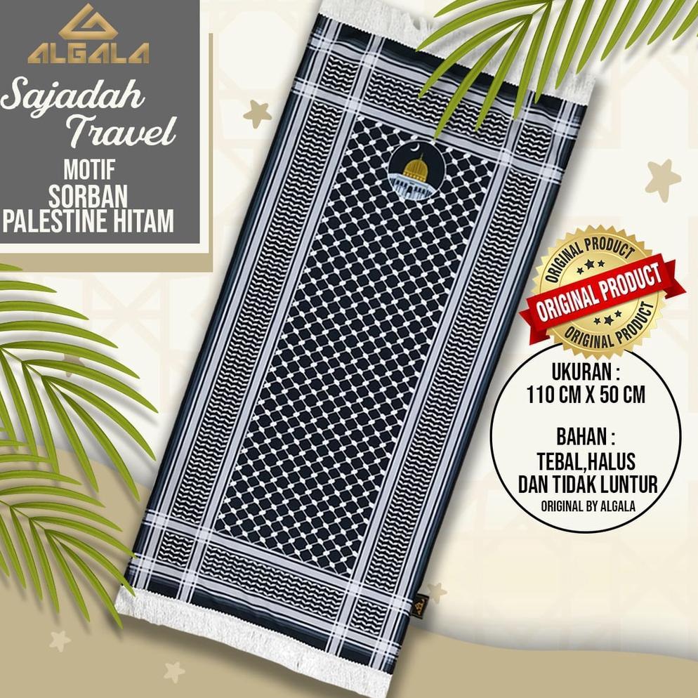 Saless Sajadah Travel Algala Premium 110X50Cm Tebal