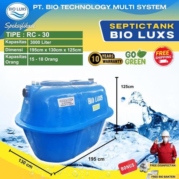 Septictank Biotech,Biofil,BioLuxs RC 3000 liter