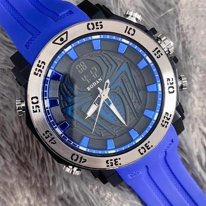 RODAN 8004 JAM TANGAN SPORT WATER RESISTANT 3 ATM FREE BOX