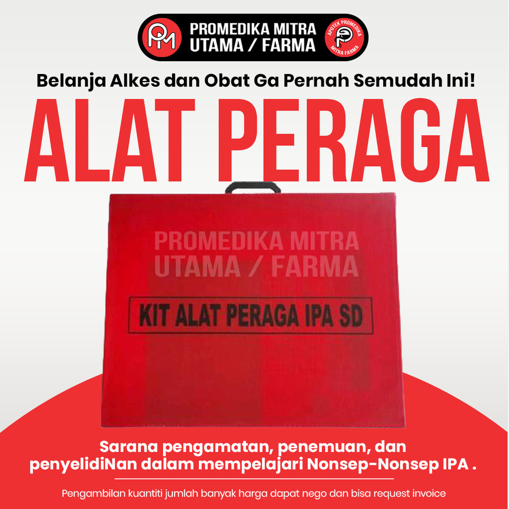 Kit IPA SD 70 Item Alat Peraga & Praktikum Sains Sekolah Dasar