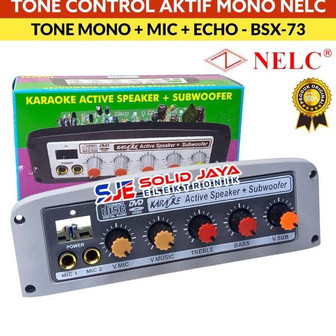 Tone Control Aktif Mono Plus Subwoofer Aktive Nelc Bsx73 Bsx-73 Bsx 73 Hemat