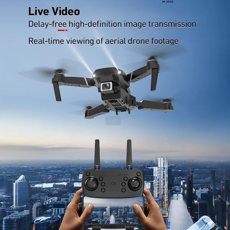 E88 Pro Drone/E99 Pro Drone Anti Tabrak Drone Mini Dengan Kamera Hd Drone Smart Drone E88 Pro 4K/E99