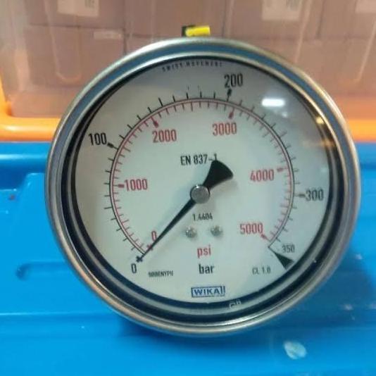 Pressure gauge wika 2,5" payung 0 psi