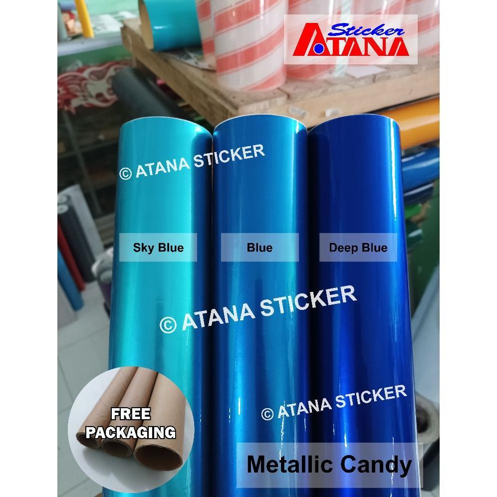 official skotlet biru muda tua metalik candy sky blue light dark relaxa moonlight super glossy mutia