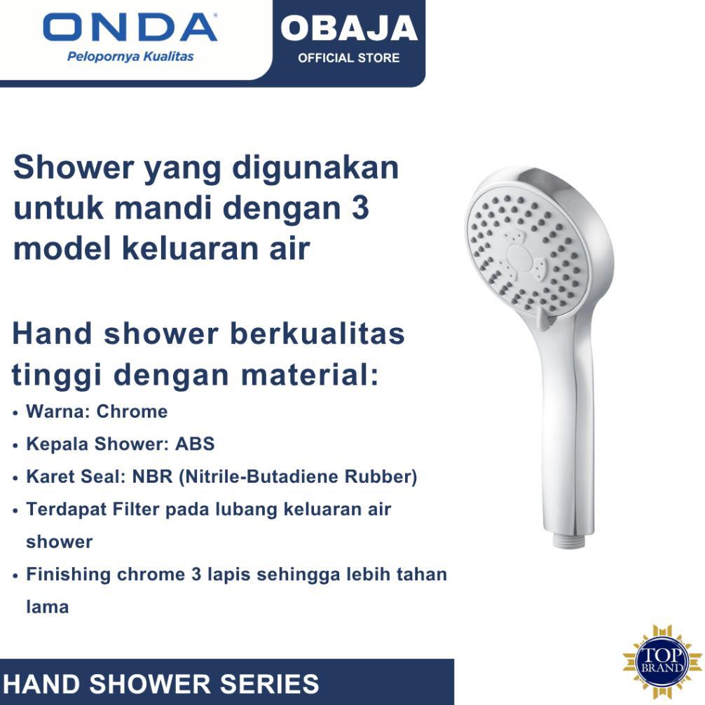 Onda Hand Shower So 230 / Hand Shower Onda / Shower Mandi So 230 Onda