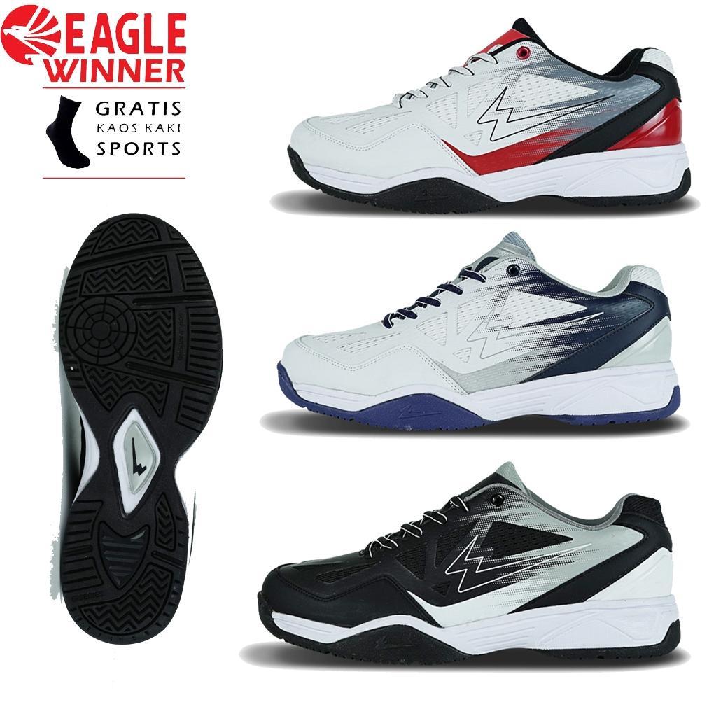 BESTPROMO Sepatu Tenis Merk Eagle Winner Original Terbaru Sepatu Olahraga Tenis Original