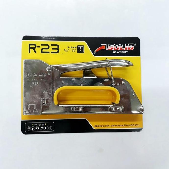 TERBARU - GUN TACKER R23 / STAPLER GUN / STAPLES TEMBAK SOLID
