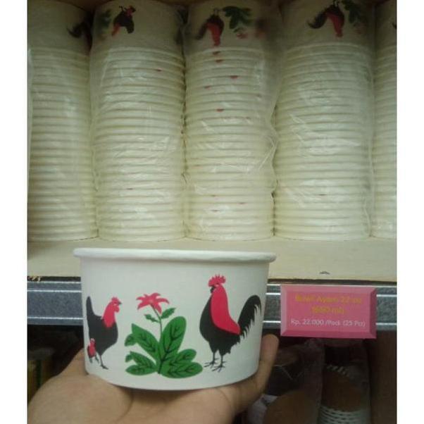 KEREN r Bowl Mangkok Mangkuk Ayam Jago Tutup Dan Plus Wadah Tempat Papper Cup Rice Bwol Plastik Kera