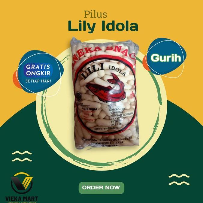 Pilus Ikan Lili Idola Orinal 150g Snack
