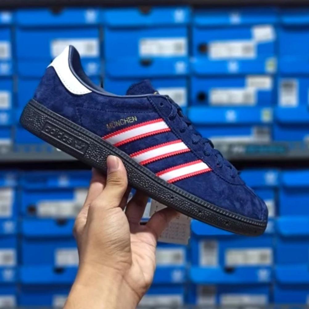 DISKON (GRATIS KOAS KAKI) SEPATU CASUAL A'DDS MUNCHEN NAVY EDGE DEEP BLUE SOFT RED OG EXCLUSIVE SIZE