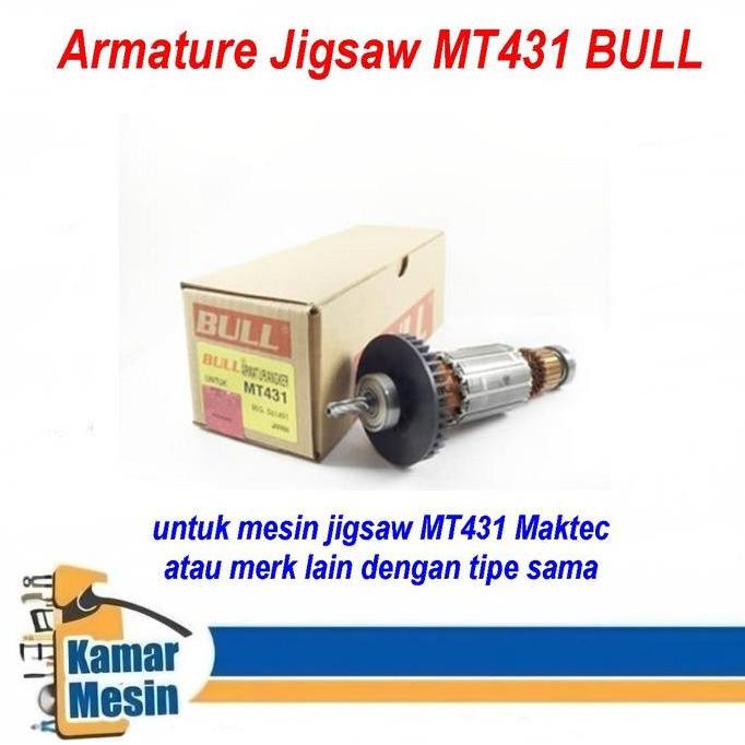 NEW Armature Jigsaw Maktec MT431 Bull Angker Jigsaw Maktec MT431