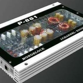 Promo power mobil THE PUNCH P 881 monoblock subwoofer mobil Diskon