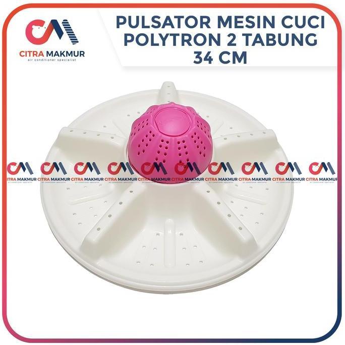 Pulsator Mesin Cuci Polytron 10Z 2 Tabung 10 14 Kg Diameter 34 Cm