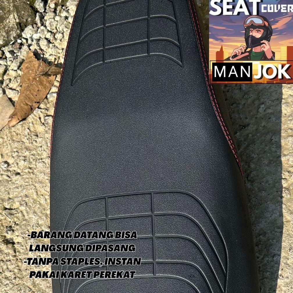 BEST SELLER SARUNG JOK MOTOR TANPA STAPLES PAKAI TALI KARET EMBOS PRIMA
