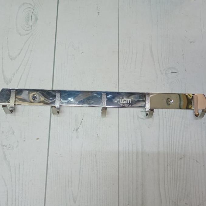 // KAPSTOK BAJU 5 KAIT STAINLESS SUS 304 IGM ''