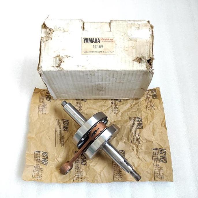 KRUG KRUK AS CRANKSHAFT CRANK SHAFT YAMAHA DT100 DT100X DTX RX100 NOS ORIGINAL DAN TERPERCAYA