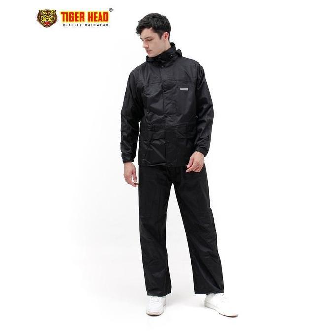 Promo Cuci Gudang Jas Hujan Tiger Head Casual 68314 Double Puring Jumbo