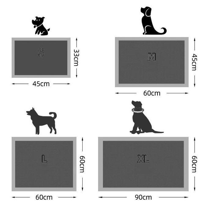 Lansungaja- Aimayapet 100Pcs Pad Pipis Kucing Anjing Disposable Popok Sekali Pakai Alas Pet Toilet P