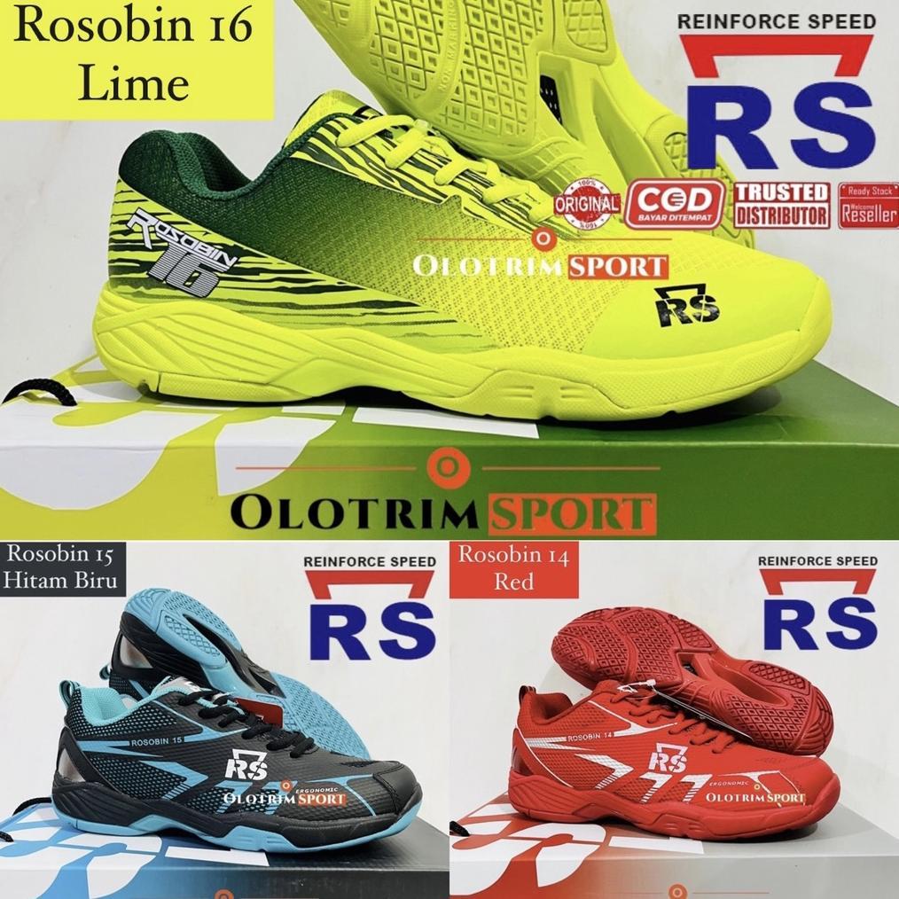 BESTPROMO Sepatu Badminton RS Rosobin 11 12 14 15 16 17 18 Original