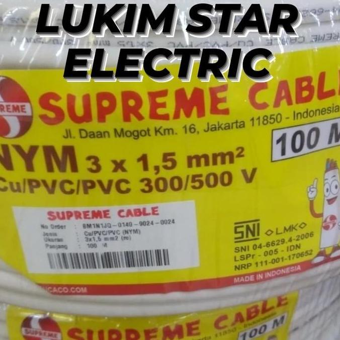 Kabel Nym 3X1,5Mm 100Meter Supreme/Nym 3X1,5Mm 100M 100Meter Supreme
