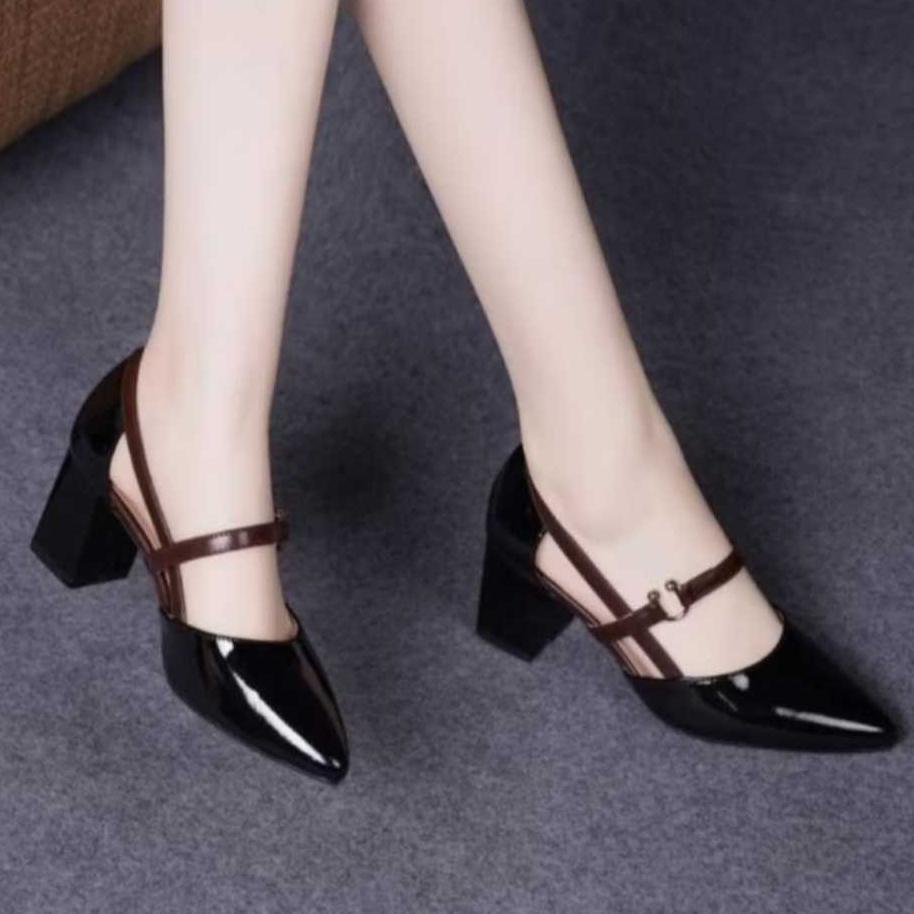 BEST SELLER SEPATU PANTOFEL WANITA HEELS 5 CM /HEELS WANITA PANTOFEL KEKINIAN 5CM