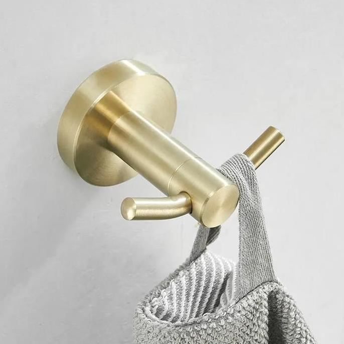 '' DOUBLE HOOK GOLD / GANTUNGAN BAJU WARNA EMAS ''