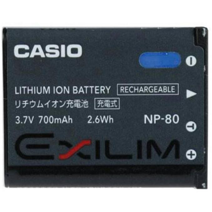 TERMURAH - Battery for Casio NP-80/ Baterai/ Batere. NP-80/NP80/NP 80