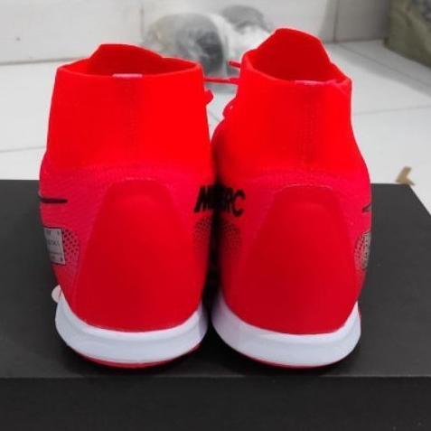 HOT Sepatu Futsal Mercurial Superfly7 Elite Laser Crimson ic