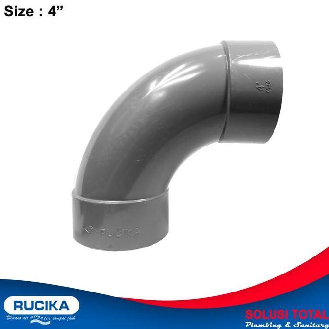 Lancaraja- Long Elbow D 4 Inch Pvc Elbow D 4" Pvc Rucika