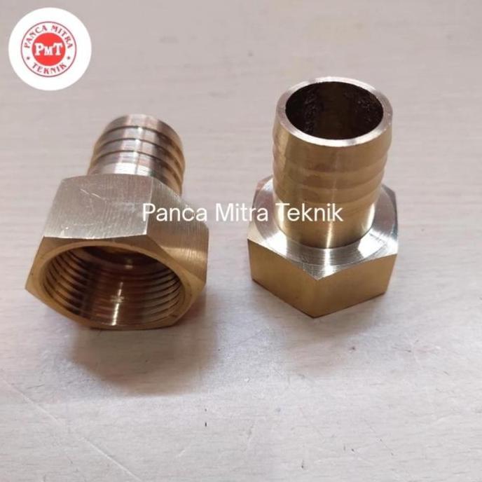 NEPEL SELANG DRAT DALAM 1/2" INCH SELANG 5/16"