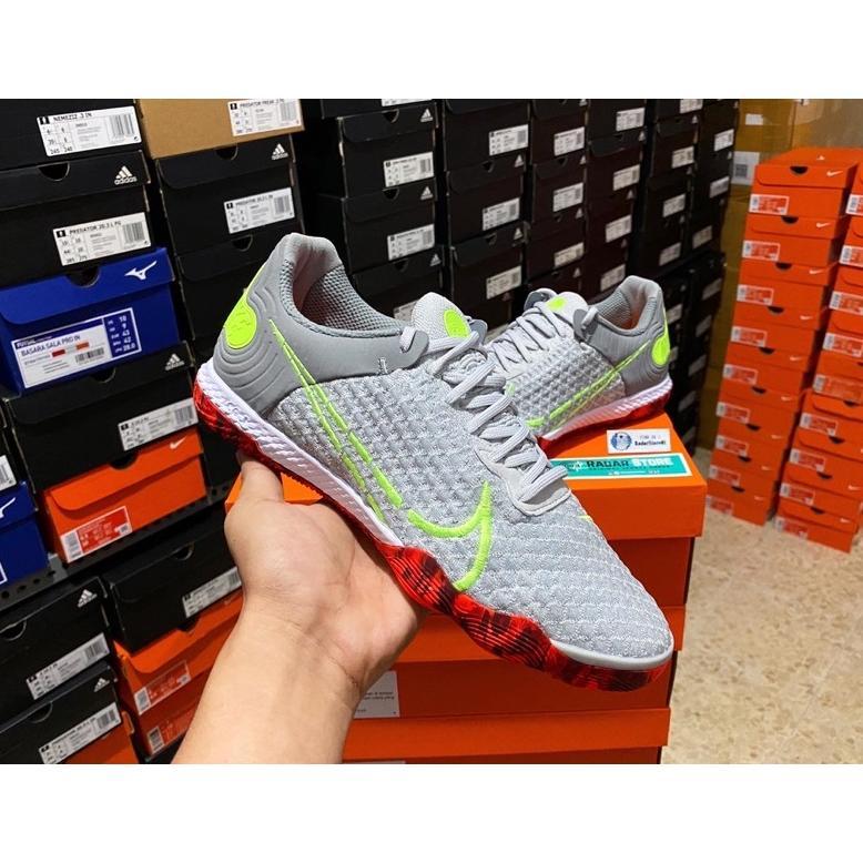 NEW PRODUCT Sepatu Futsal Nike ReactGato Grey Fog CT0550-006 Original BNIB