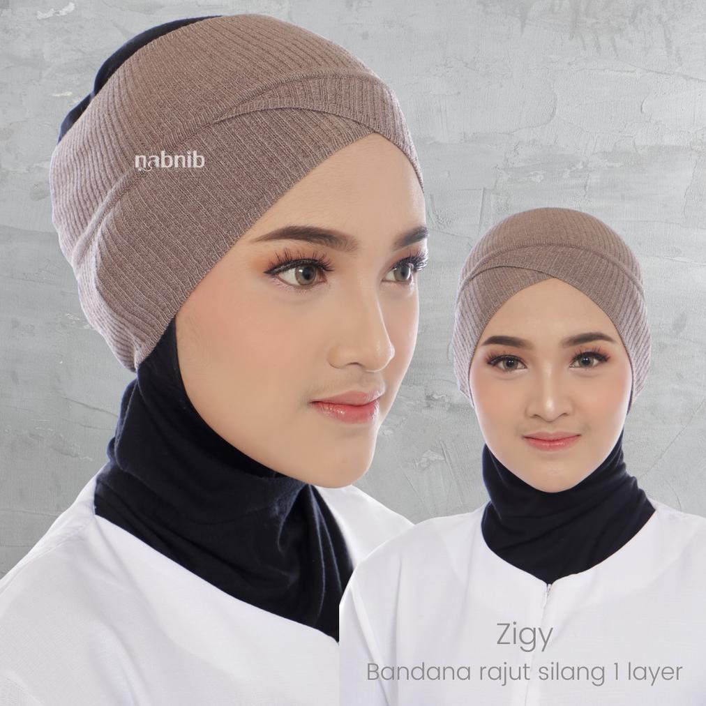 Nabnib - Zigy Ciput rajut silang 1 Layer