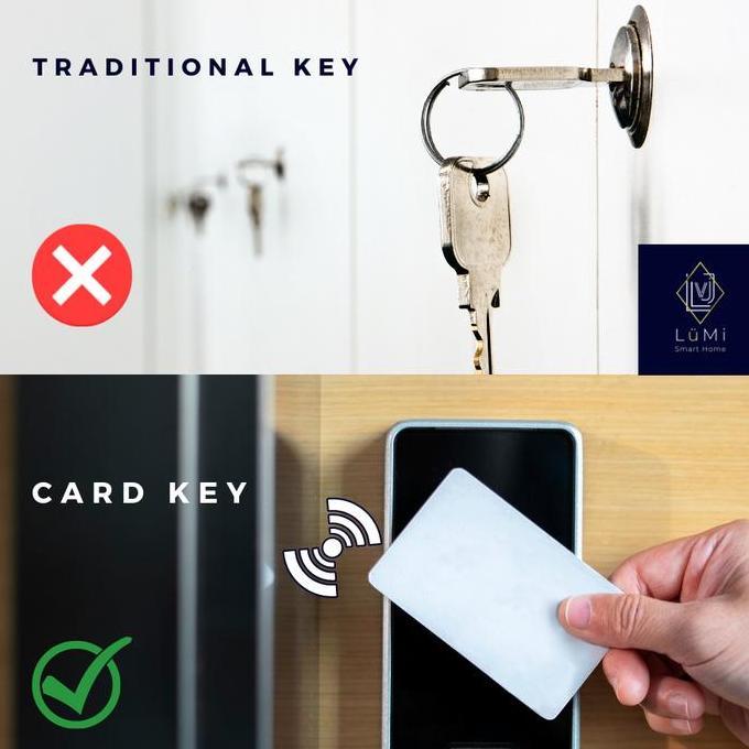JVL Universal Drawer Lock + RFID Access Card / Kunci Pintu Digital