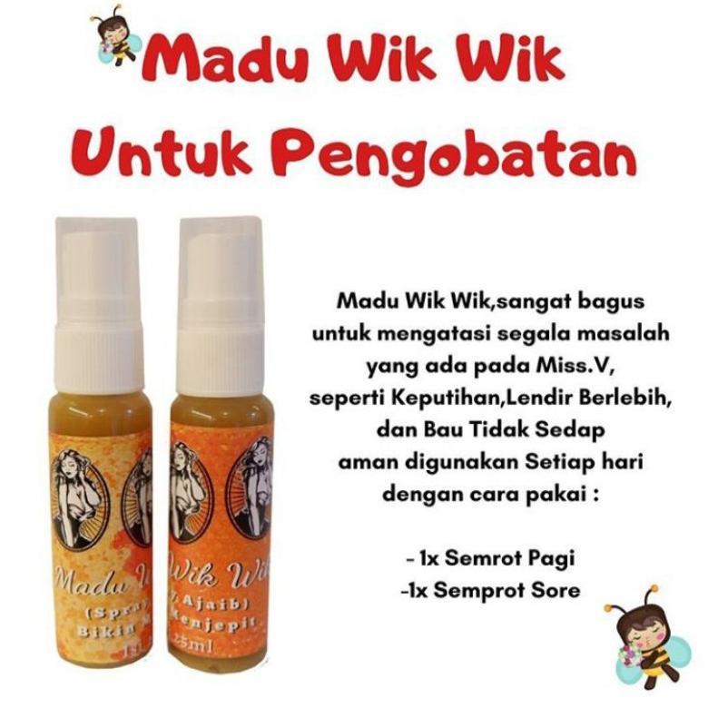 New Madu Wik Wik Jamu Wikwik Spray Herbal Ajaib Wanita Ramuan Madura Bikin Menjepit Original