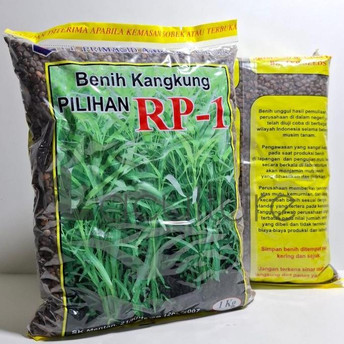 Benih Kangkung Daun Sempit 1 Kg Pilihan RP-1 Kemasan Pabrik Primasid