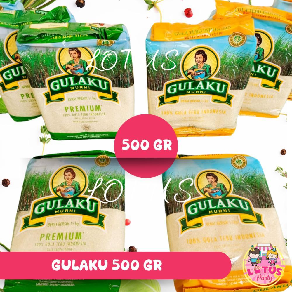 Gulaku 500 gr gula pasir/Gulaku kuning 500 gr/Gulaku hijau 500 gr/Gula Piramid Kristal 500 gr